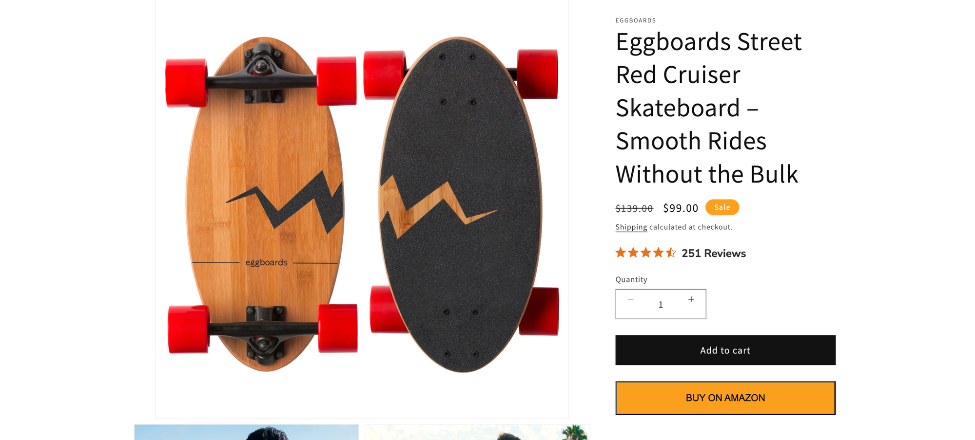 A button BUY ON AMAZON takes people from my Shopify Store to my Amazon Product Page