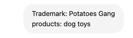 A simple ChatGPT prompt to validate a Trademark idea